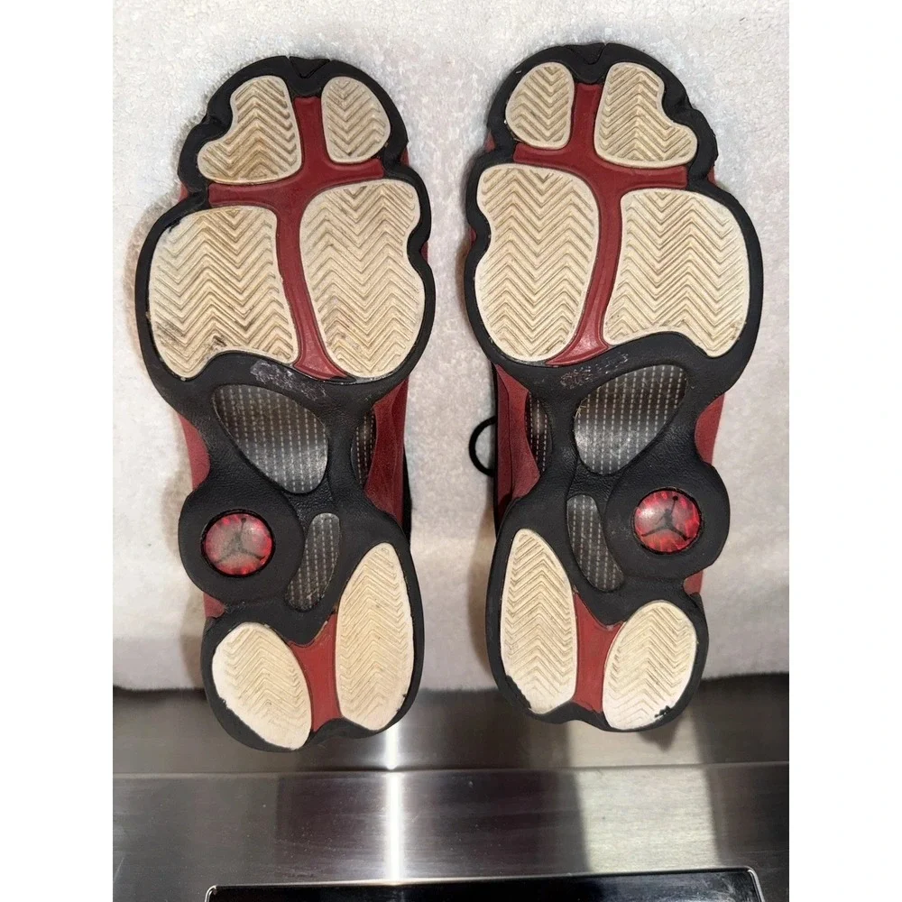 Air Jordan 13‎ Bred Retro Size 6.5y GS Black Red Sneakers 2017 414574-004
